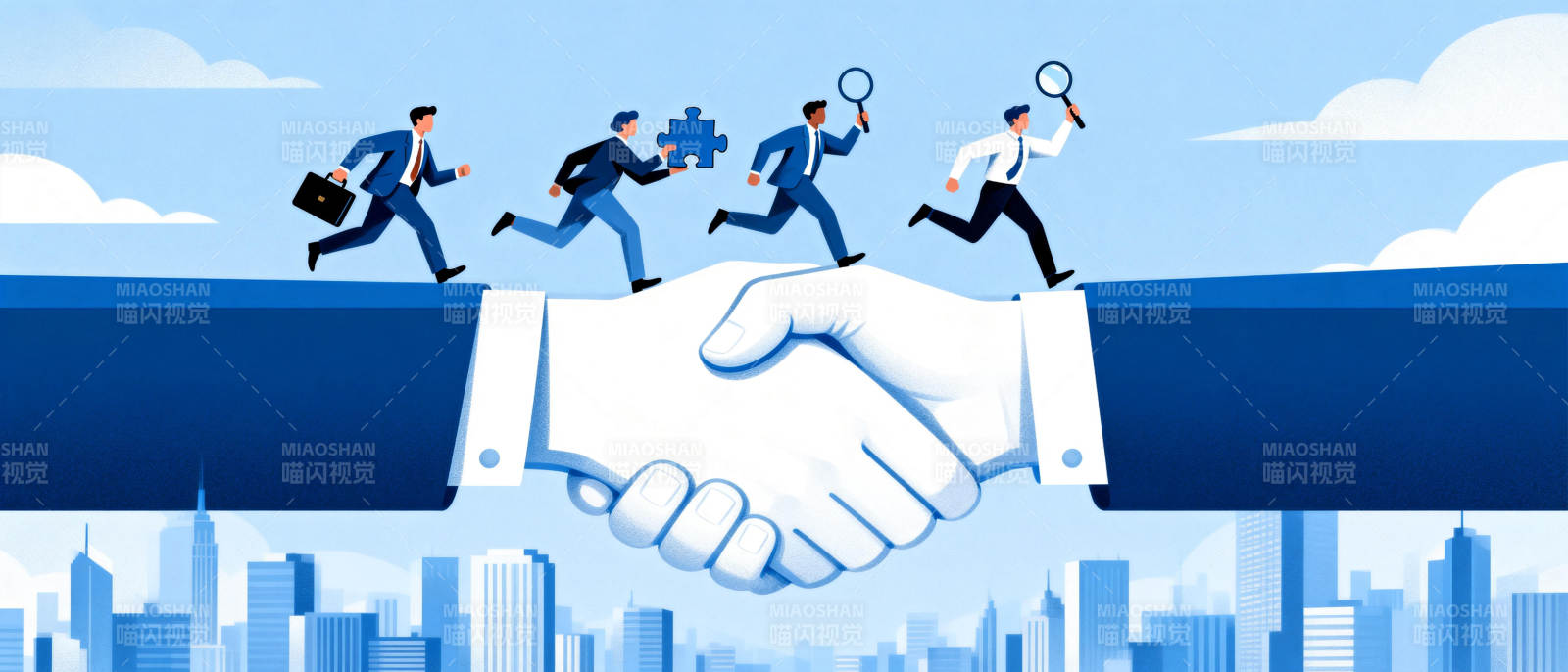 携手共进 合作共赢图片