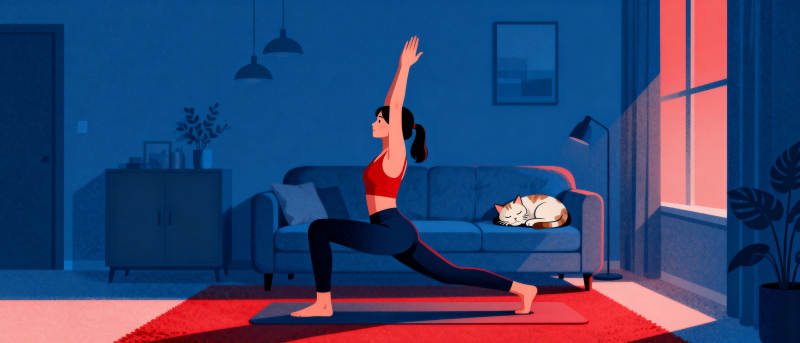 居家瑜伽时光图片