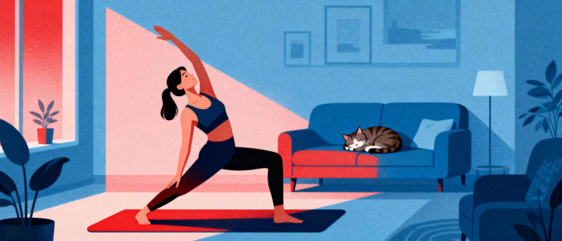 居家瑜伽时光图片