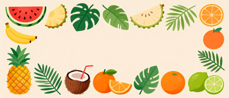 热带水果盛宴图片