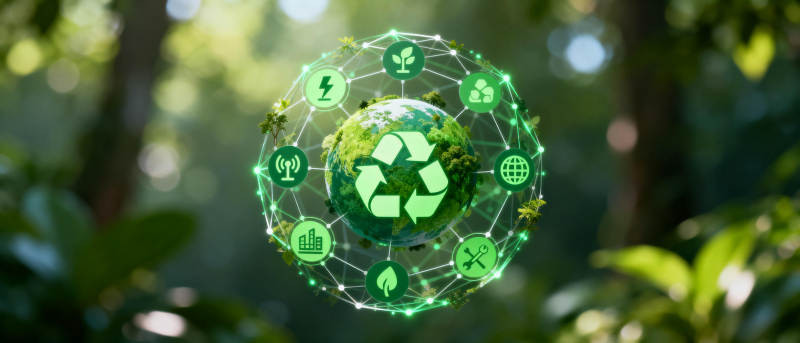 绿色生态循环图片