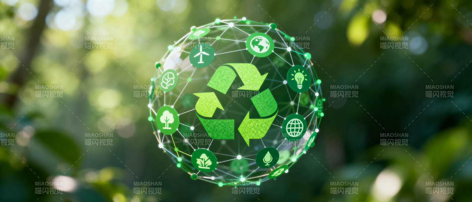 绿色生态循环图片
