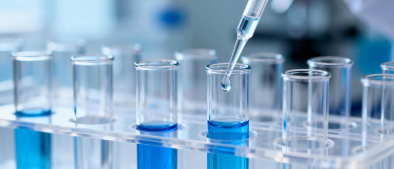 实验室试管滴液图片