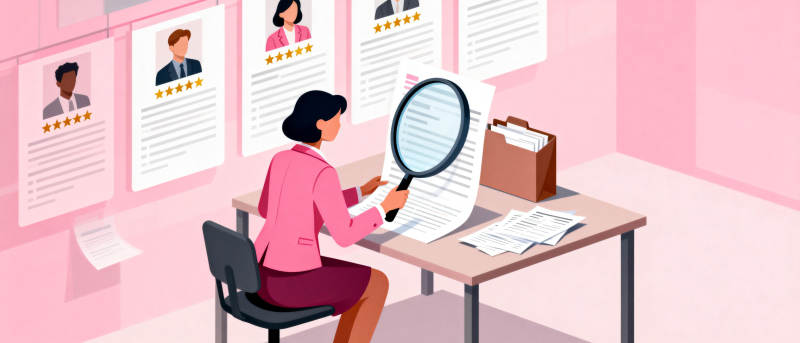 简历筛选现场图片