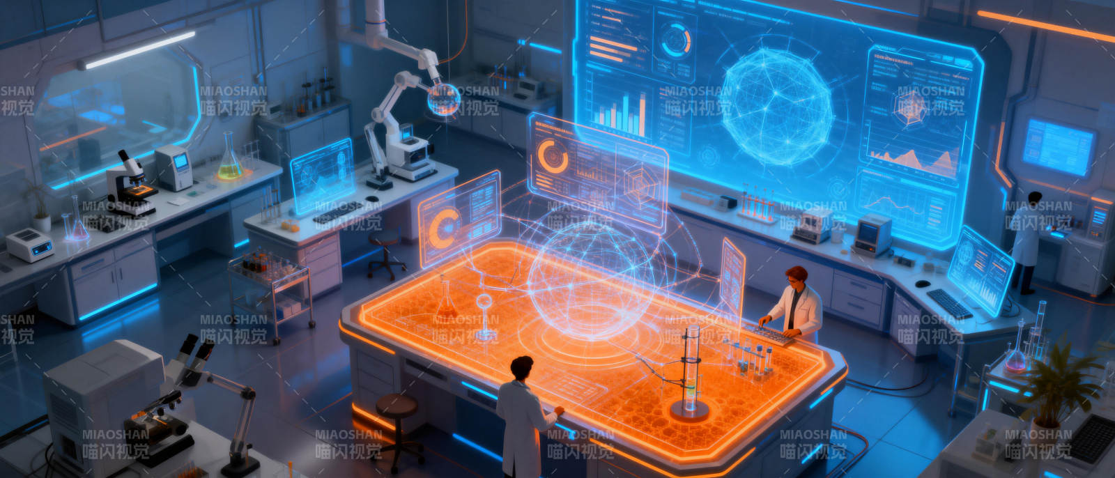 未来实验室场景图片