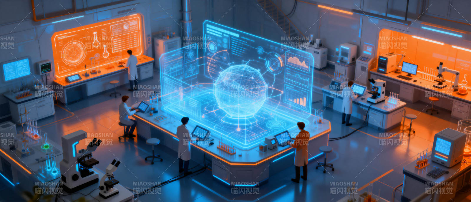 未来实验室场景图片