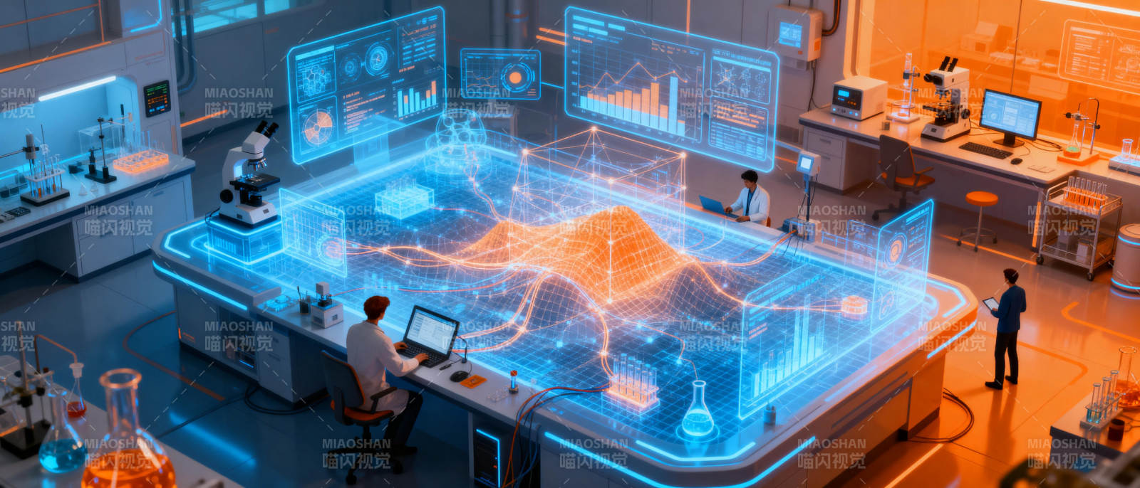 未来实验室科技感图片