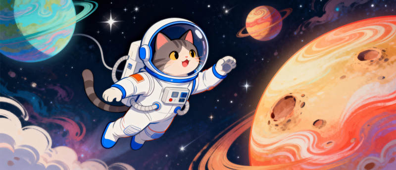 太空猫探险记图片