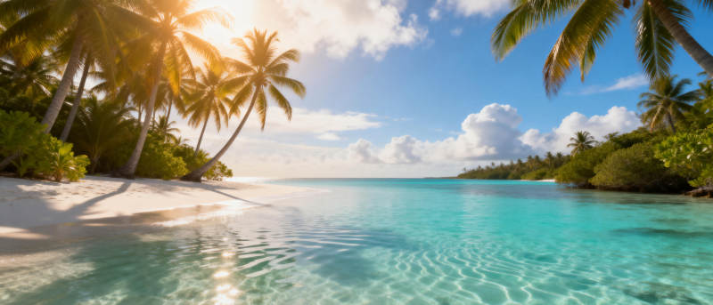 热带海滩美景图片