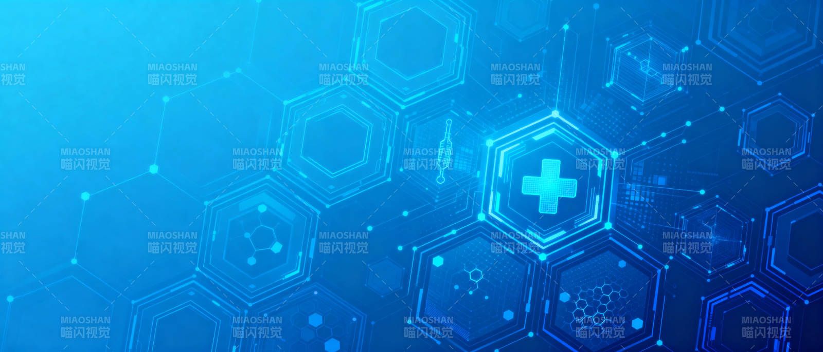 科技医疗未来图景图片