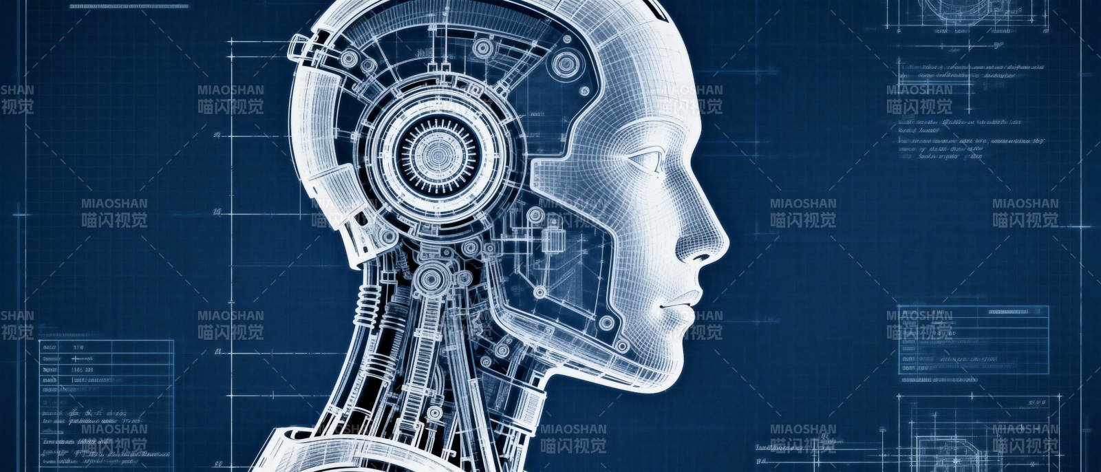 机械人头侧视图图片