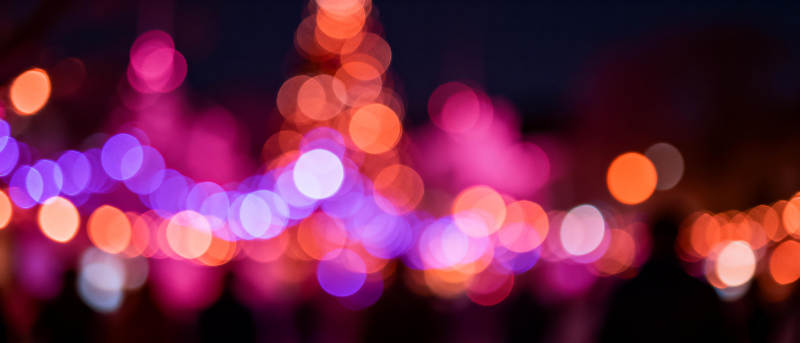 梦幻灯光夜景图片