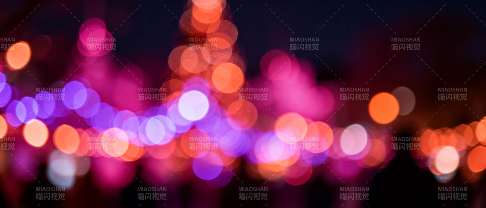 梦幻灯光夜景图片