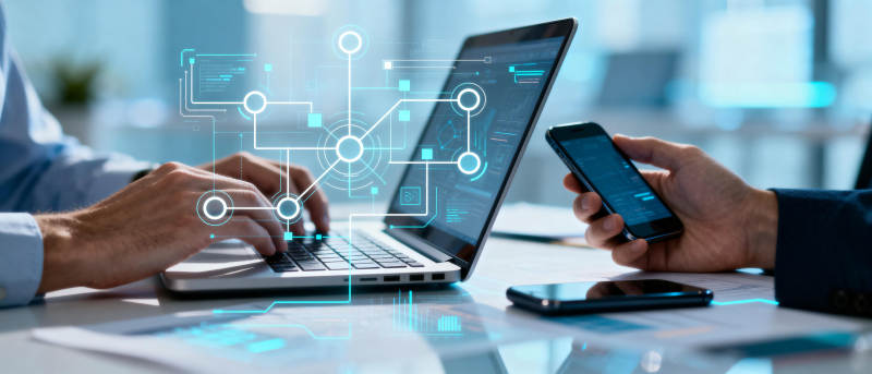 智能科技连接未来图片