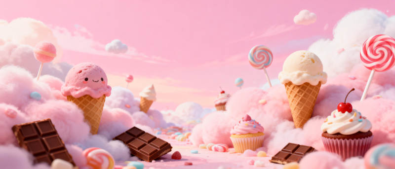 梦幻甜品云海图片