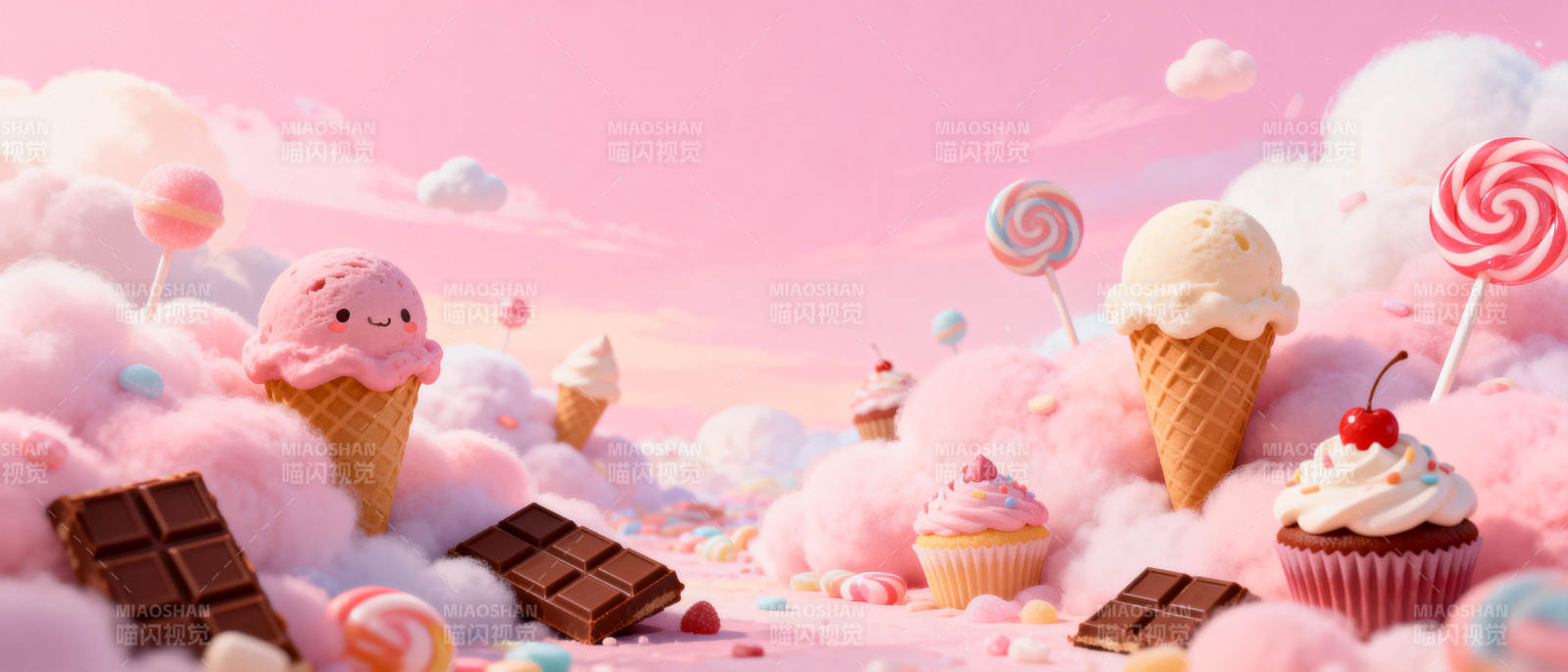 梦幻甜品云海图片