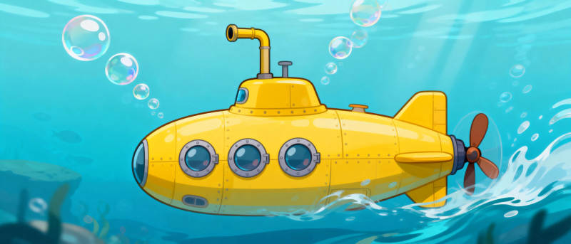 黄色潜水艇探险图片