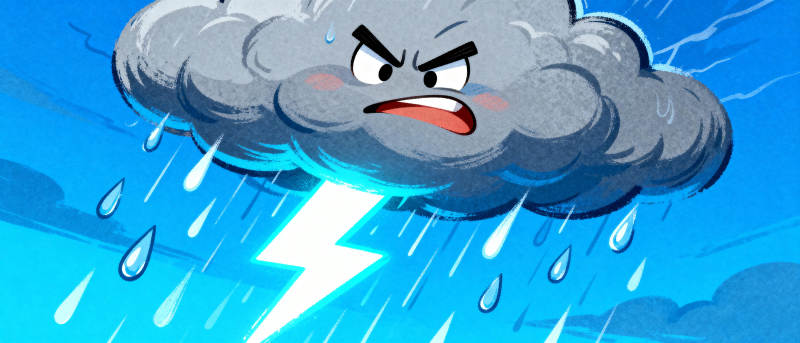 暴风雨来临图片