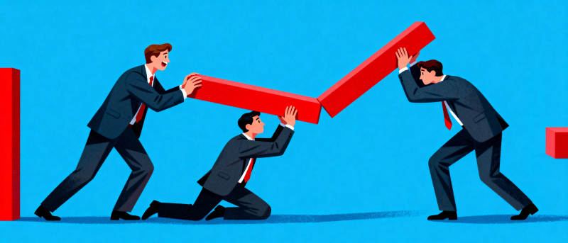 团队协作共推成长图片