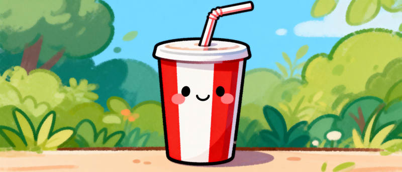 可爱饮料杯图片