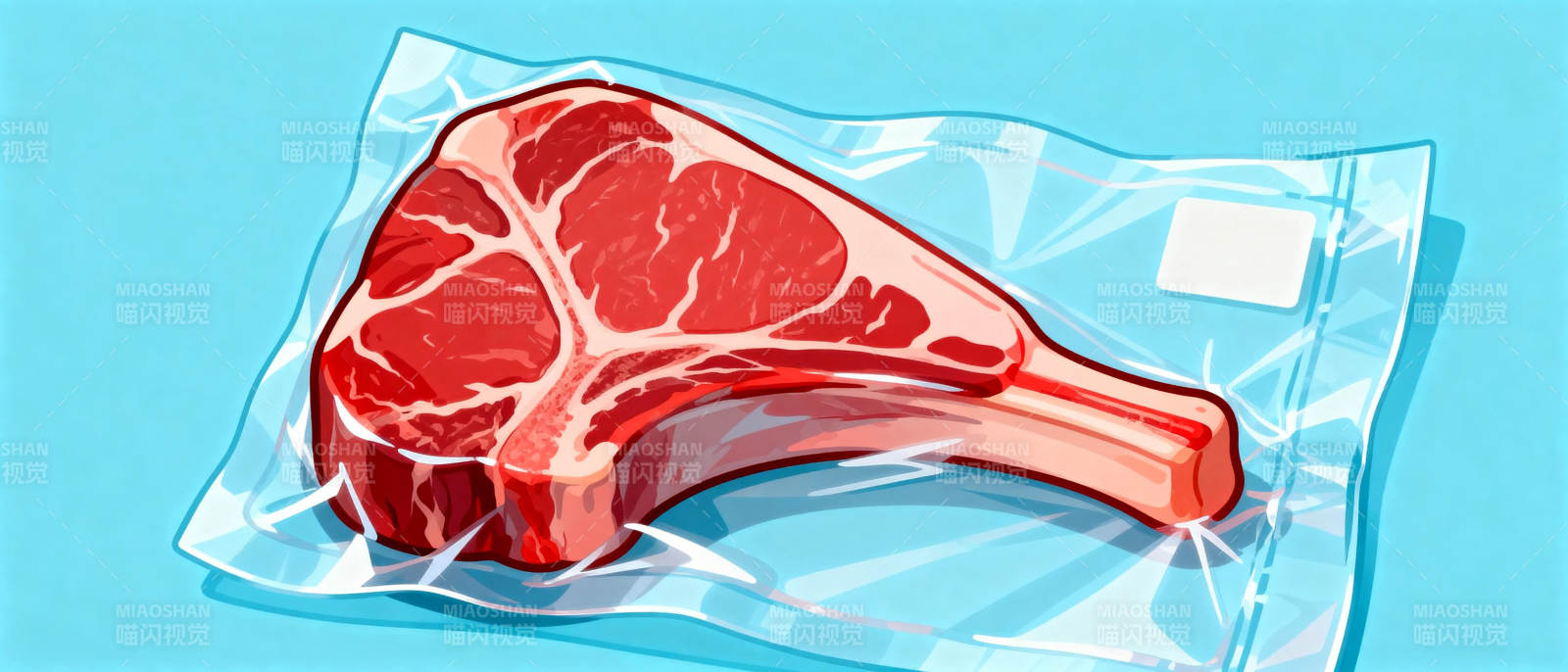 真空包装牛排图片