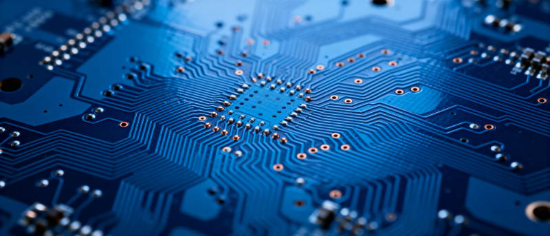 电路板特写图片