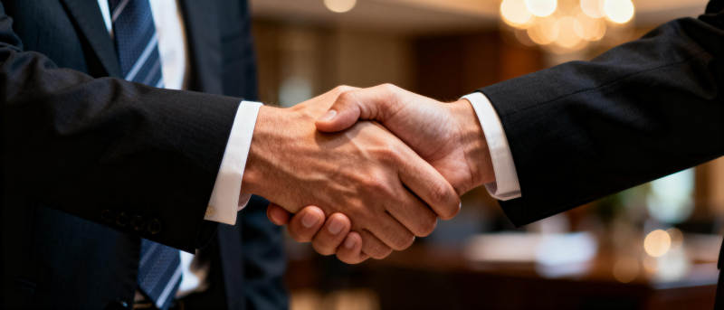 商务握手合作图片