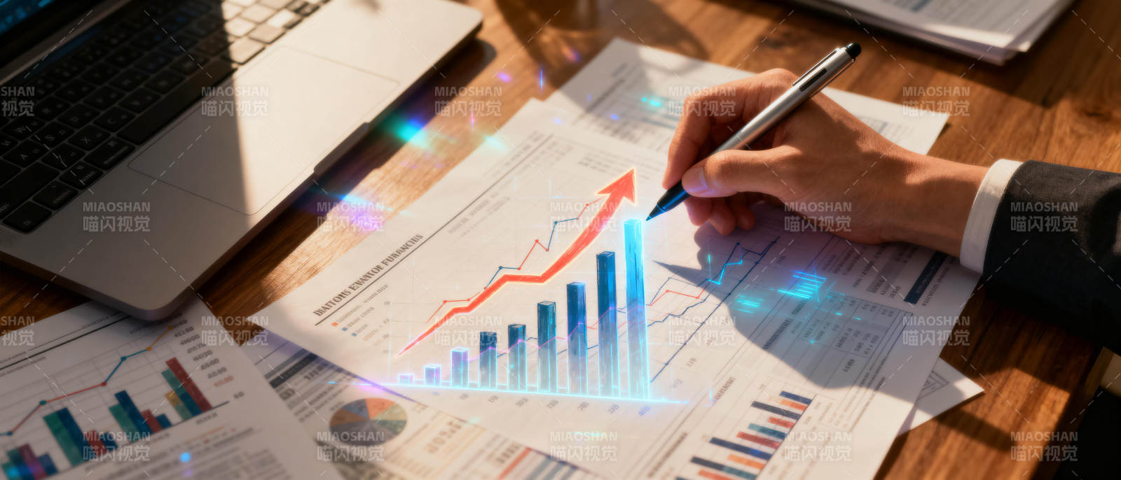 数据分析与增长趋势图片