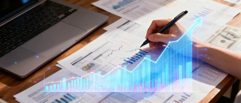 数据增长分析图片