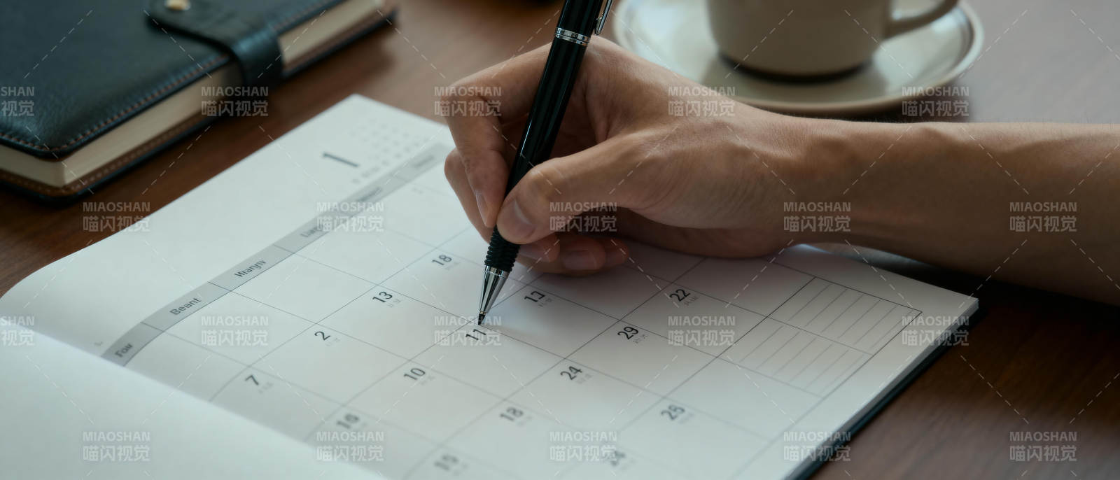 手写日程规划图片