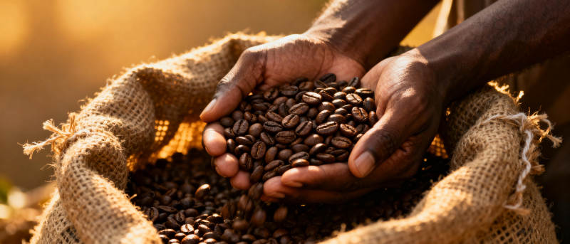 咖啡豆丰收时刻图片