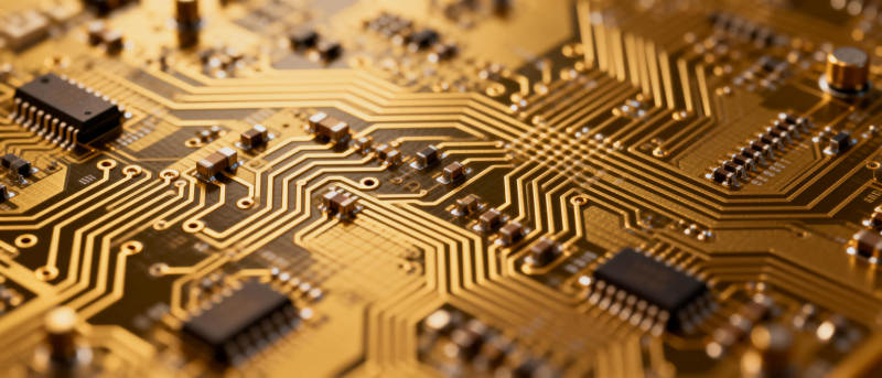 电路板特写图片