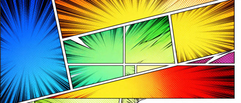 炫彩漫画风图片