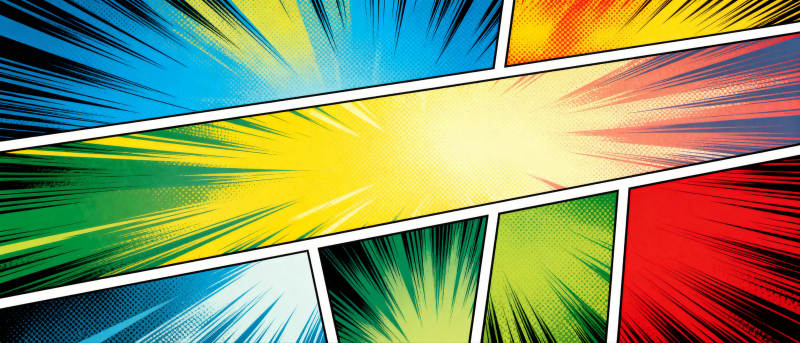 炫彩漫画风图片