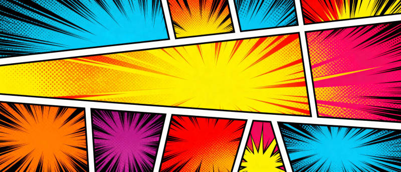 漫画爆炸效果图片