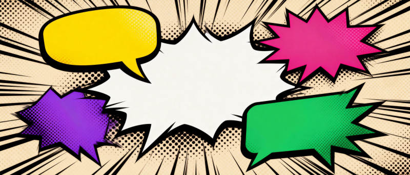 漫画爆炸对话框图片