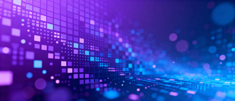 炫彩数字光效图片