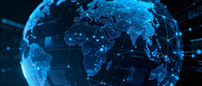 全球网络连接图图片