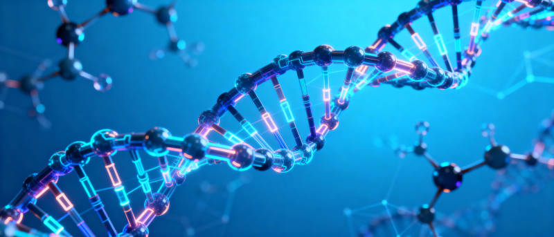 DNA双螺旋结构图片