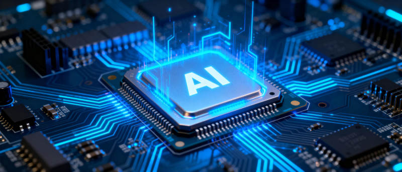 AI芯片科技感十足图片