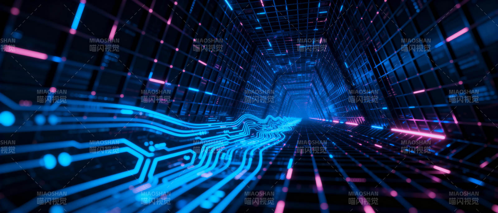 未来科技隧道图片