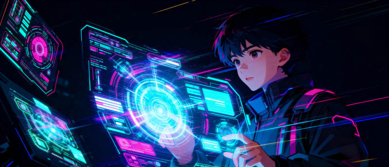 未来科技少年图片