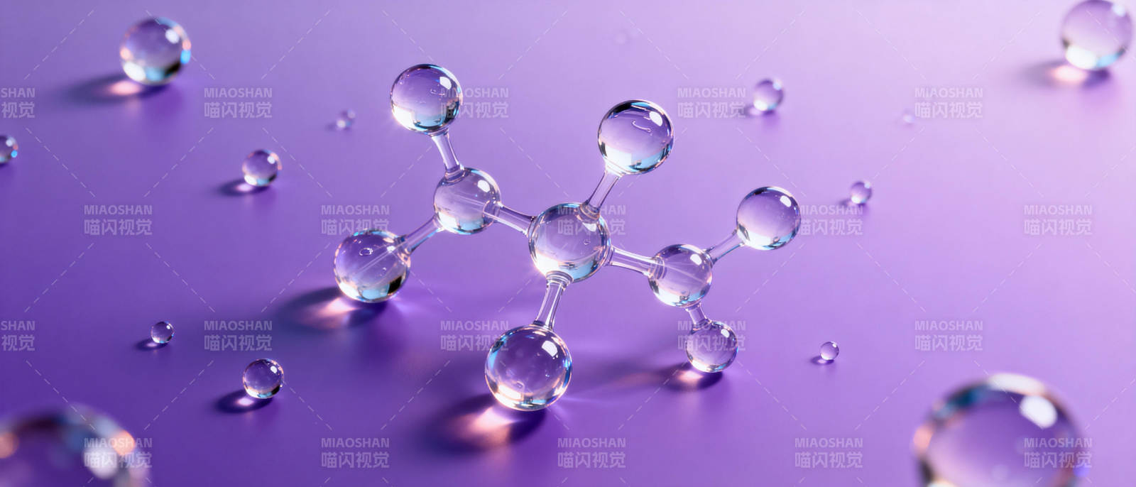 分子结构艺术图图片