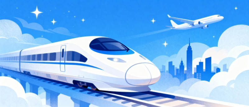 高铁飞驰向未来图片