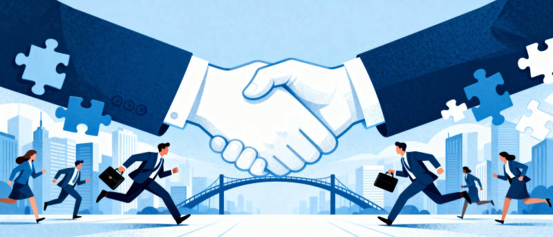 合作共赢 携手前行图片