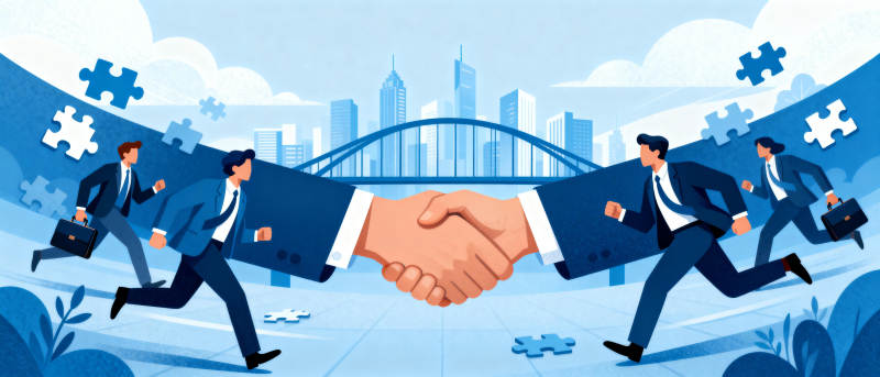 合作共赢 携手前行图片