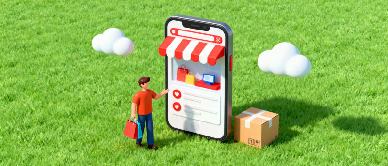 手机购物新体验图片