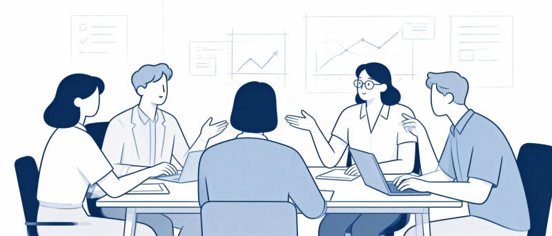 团队会议讨论中图片