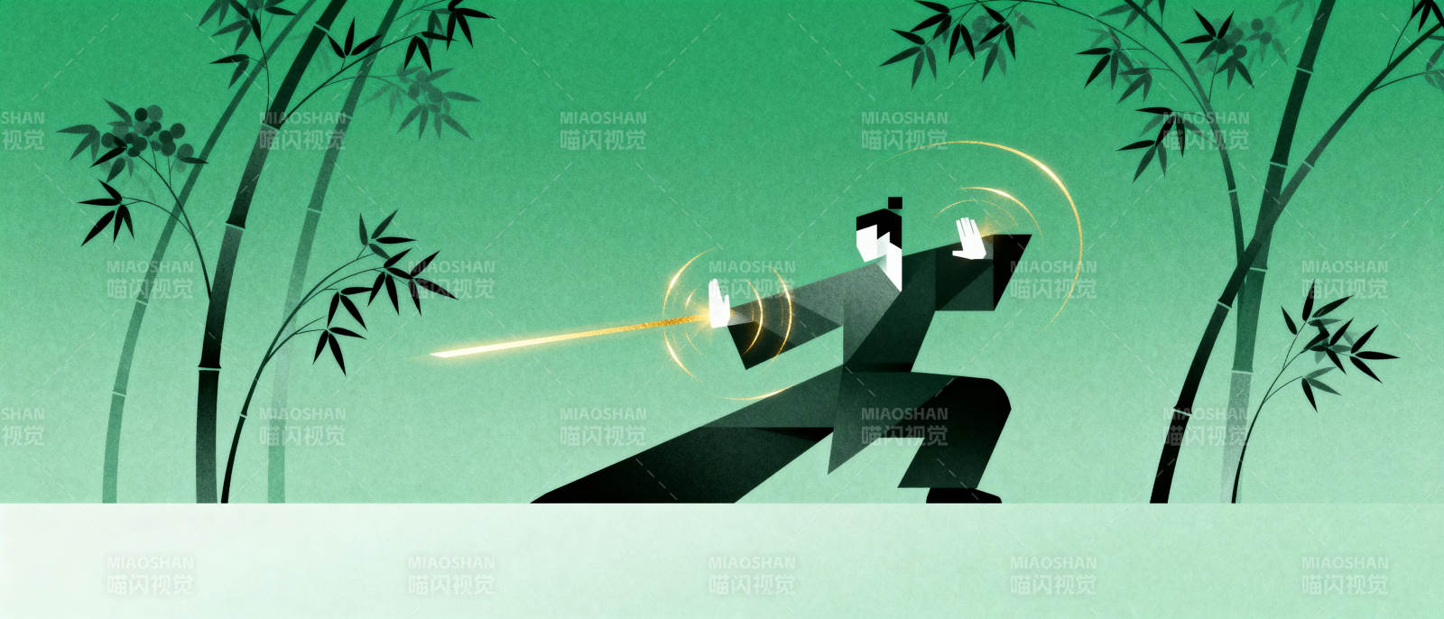 竹影剑光图片