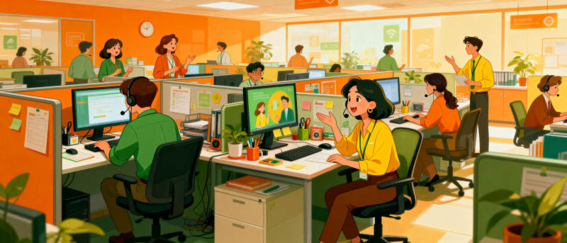 活力办公日常图片